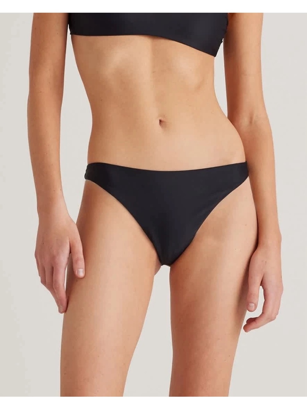 NEW Quince Italian Low
Rise Bikini Bottom black size XS